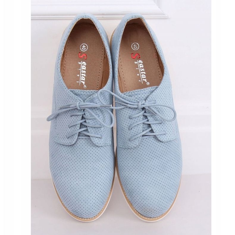 Mocassins azuis femininos T297 Azul 1