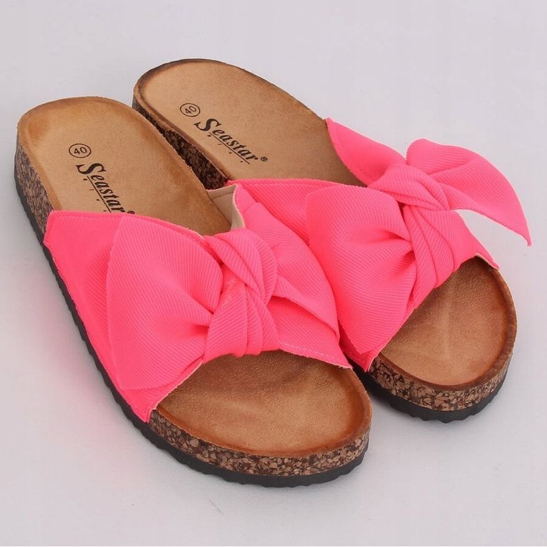 Sapatilhas de sola fúcsia cortiça CK108 Fúcsia rosa 2 Sapatilhas de sola fúcsia cortiça CK108 Fúcsia rosa 2