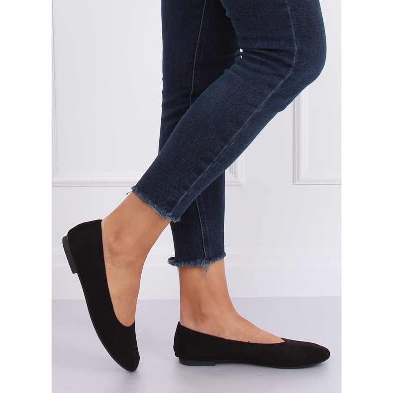Bailarinas femininas negras macias NK17P Black preto 2
