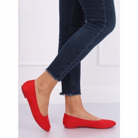 Bailarinas vermelhas macias femininas NK17P Vermelho 1 Bailarinas vermelhas macias femininas NK17P Vermelho 1