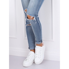Tênis feminino branco 85-428 WHITE / PINK rosa 1