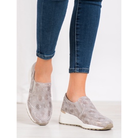 Filippo Slipons de couro a céu aberto marrom amarelo 2