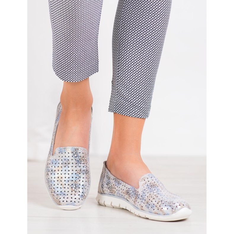 Filippo Senhores de couro da moda multicolorido 1