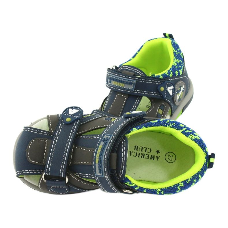 American Club Sandals Boys azul 4