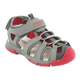 American Club Sandals Grey-Red Leather Insert XD06/20 cinza 1