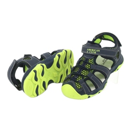 Sandálias em couro American Club XD06 / 20 azul marinho azul-marinho verde 3