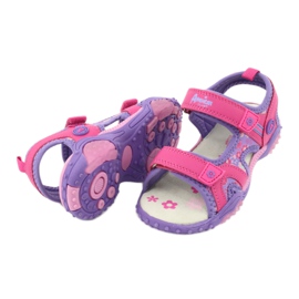 Sandálias femininas American Club HL17 / 19 roxo 3