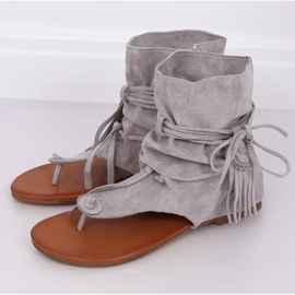 Chinelos cinza com parte superior SL1010P Cinza 1