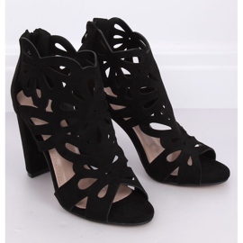 Botas pretas de salto alto com aberturas M304P pretas preto 1 Botas pretas de salto alto com aberturas M304P pretas preto 1