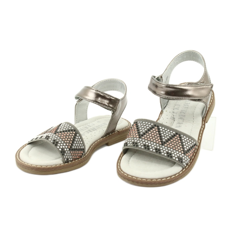 American Club Sandals Girls prata 3