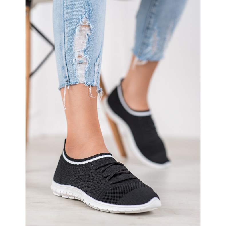 Bella Paris Calçados Esportivos Slip-on preto 1