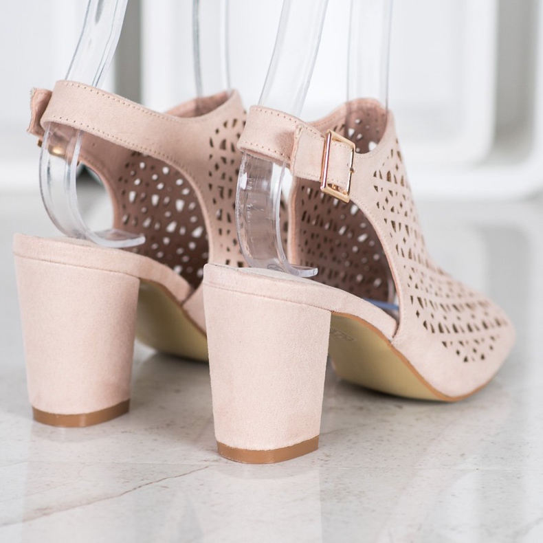 Goodin Sandálias a céu aberto com camurça castanho 1