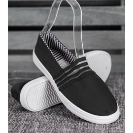 SHELOVET Tênis confortáveis preto 2