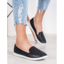 Renda Senhores elegantes com cristais preto 2