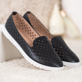 Renda Senhores elegantes com cristais preto 1