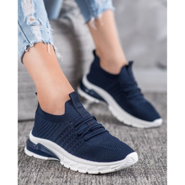 Bella Paris Tênis Openwork azul 1