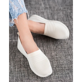 SHELOVET Slipons com aberturas confortáveis marrom 2