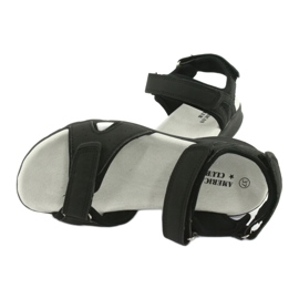 Sandálias esportivas pretas American Club HL15 / 20 preto 4