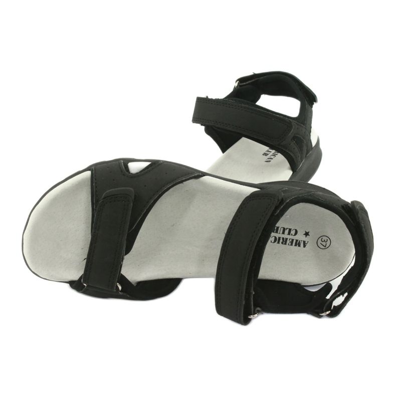 Sandálias esportivas pretas American Club HL15 / 20 preto 4