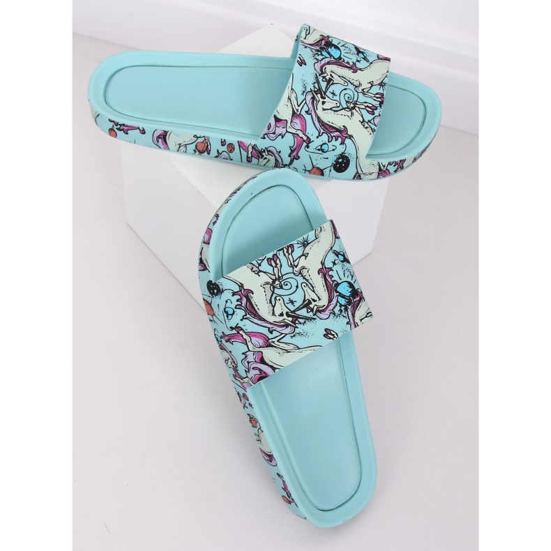 Chinelos Unicorn azul CK83 L.BLUE 2 Chinelos Unicorn azul CK83 L.BLUE 2