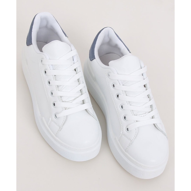 Tênis feminino branco 85-428 BRANCO / AZUL 1