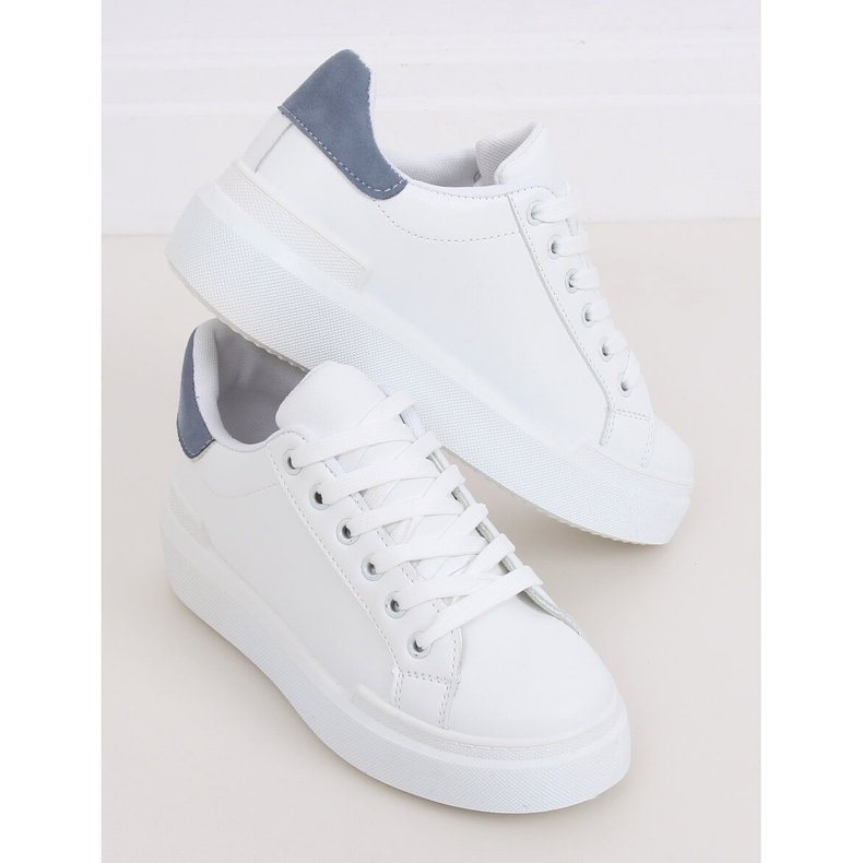 Tênis feminino branco 85-428 BRANCO / AZUL 2