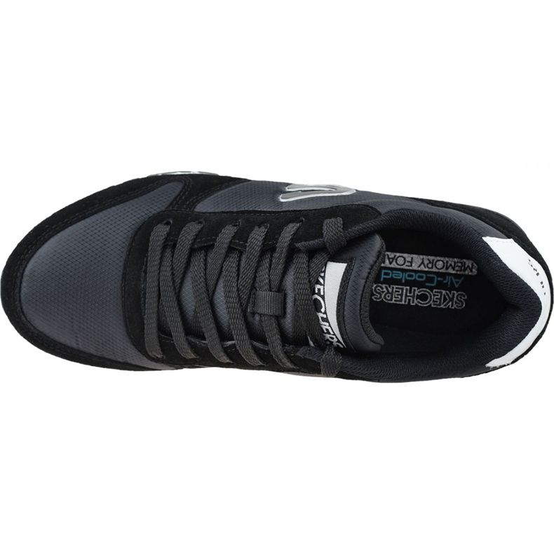 Sapatos Skechers Sunlite-Waltan M 52384-BLK preto azul 2