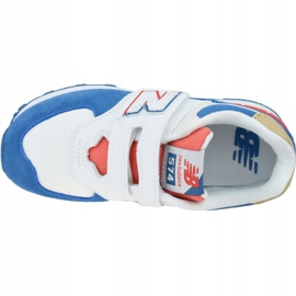 Sapatos New Balance Jr YV574SCF branco azul 2