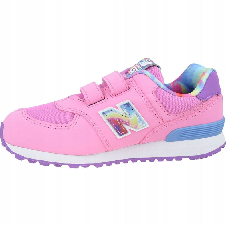 Tênis New Balance Jr YV574TDP azul rosa 1
