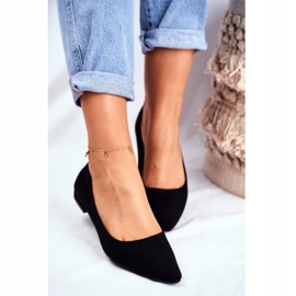 EVE Bailarinas Suede Black Westley Feminino preto 2