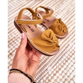 FRROCK Sandálias Patetas de Velcro Amarelas para Crianças amarelo 2