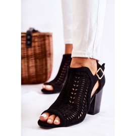 Bellucci Botas femininas com corte de primavera preto além de nós 1