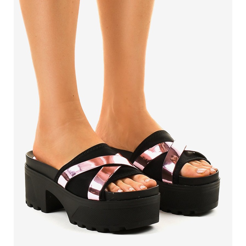 Salto alto preto CL-3A309-20 1