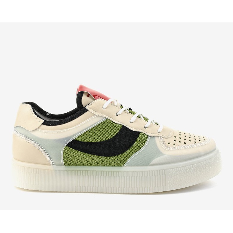 Tênis esportivos verdes LA51P multicolorido 2