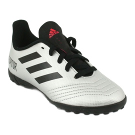 Chuteiras Adidas Predator 19.4 Tf Jr G25825 prata 1