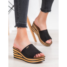 Goodin Chinelos elegantes preto 1