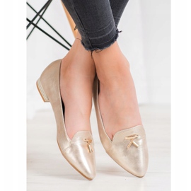 Goodin Bailarinas douradas brilhantes dourado 1