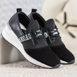 Tênis de couro Look VINCEZA preto 2