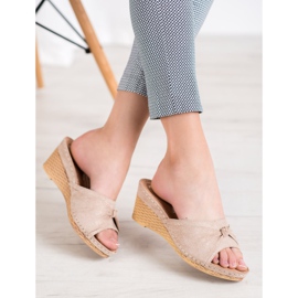 Chinelos VINCEZA glitter elegantes amarelo 1