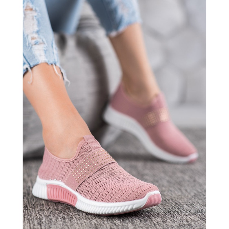 SHELOVET Calçados Esportivos Slip-on rosa 1