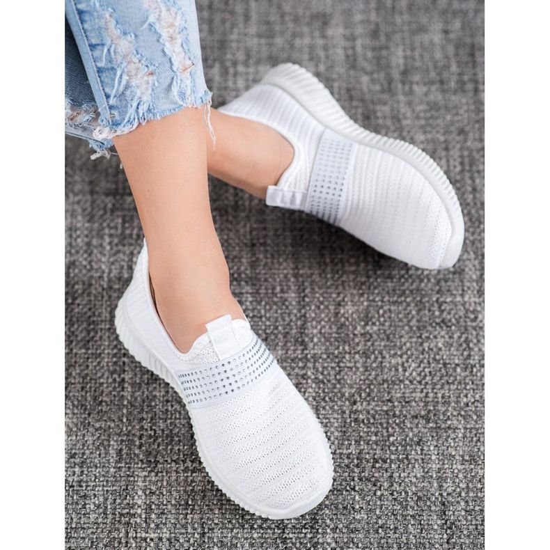 SHELOVET Calçados Esportivos Slip-on branco 1