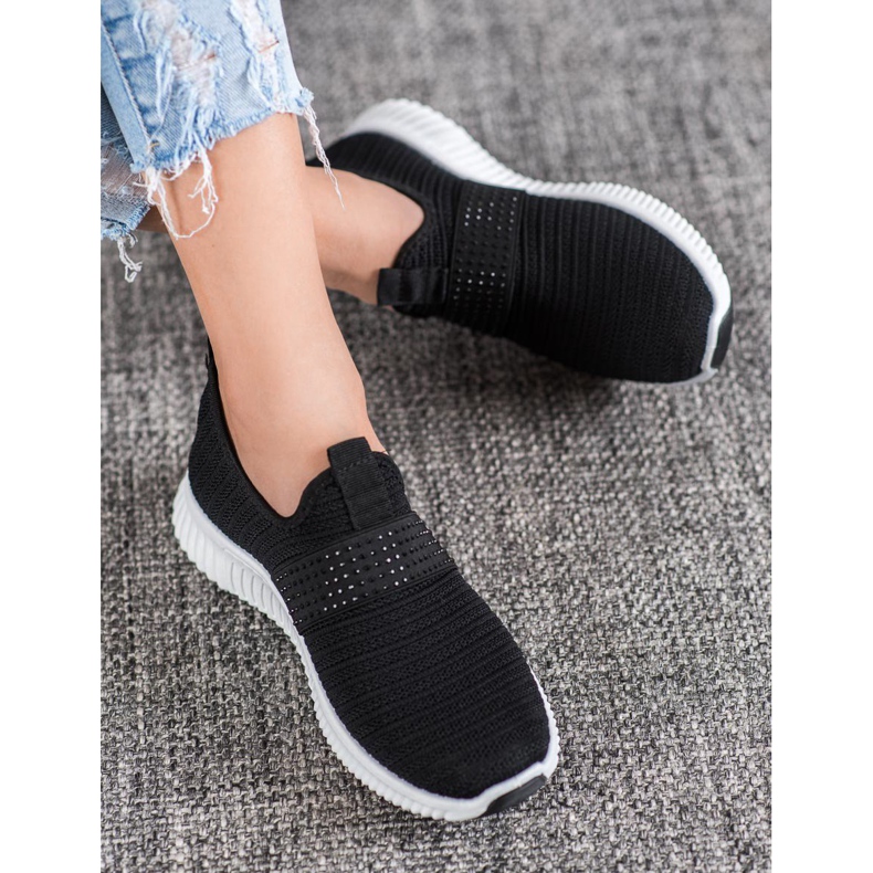 SHELOVET Calçados Esportivos Slip-on preto 1