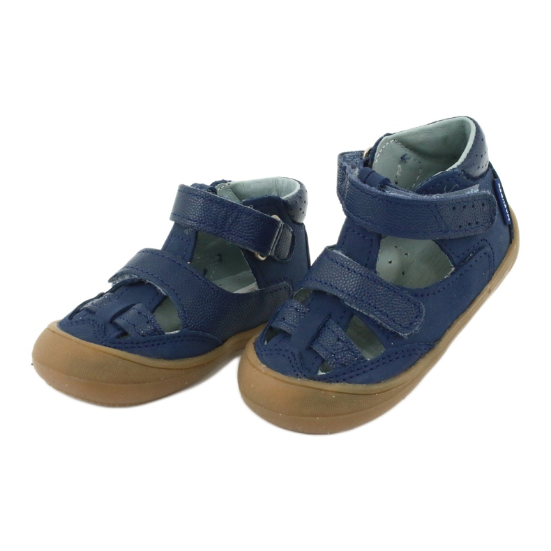 Nabos masculinos Sandals Mazurek 1187 azul marinho azul-marinho 2