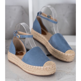 SHELOVET Alpercatas com fivela azul 2