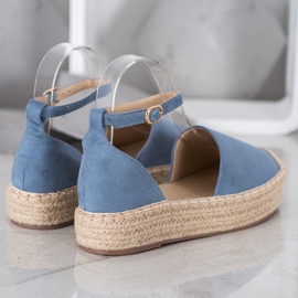 SHELOVET Alpercatas com fivela azul 1