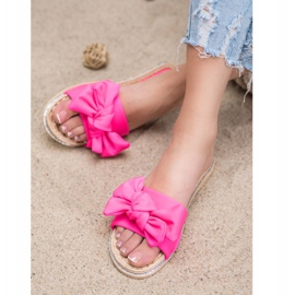 SHELOVET Chinelos elegantes rosa 1