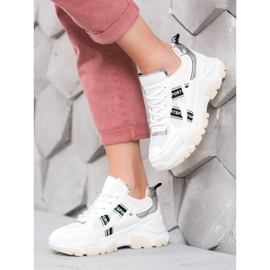 SHELOVET Tênis Esportivos Brancos 1