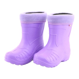Botas de chuva roxa infantil Befado 162Y102 tolet 3 Botas de chuva roxa infantil Befado 162Y102 tolet 3