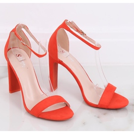 Sandálias de salto alto laranja NF-37P Orange multicolorido 2