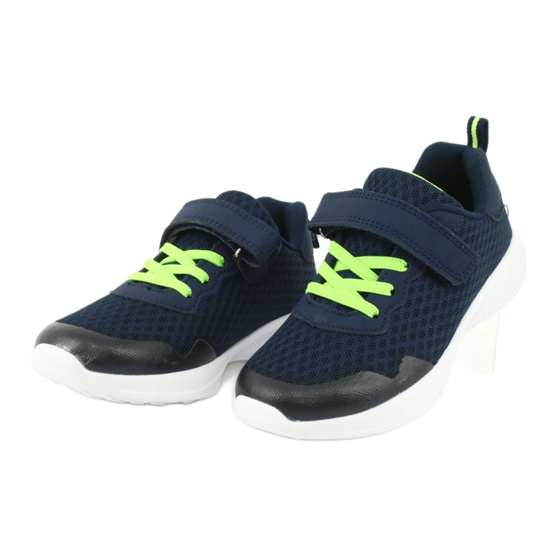 NEWS Sapatos esportivos para velcro azul marinho/verde notícias 20Z55-2312 2